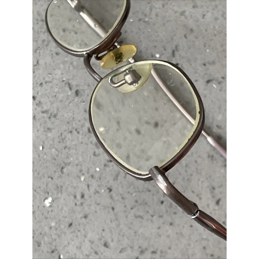 Kenneth Cole 47-17-130 Mercedes Bends Eyeglasses Frames ONLY brown metal full